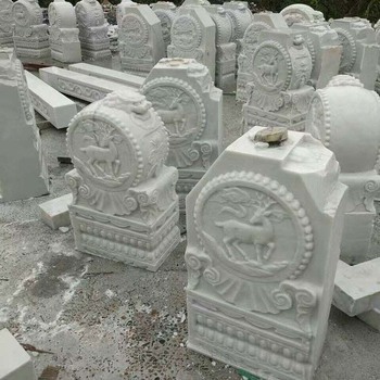 厂家直销石雕门鼓 青石仿古石鼓门墩——传统精工与家居镇宅之选