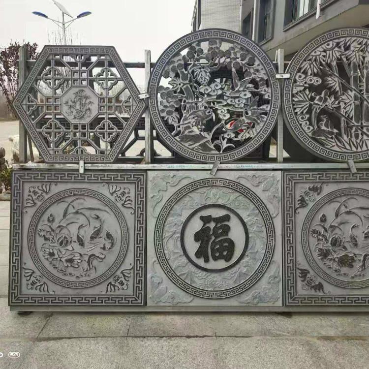 九龙壁浮雕画 浮雕壁画 青石石雕壁画 志诚石业