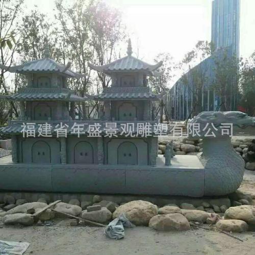 园林景观雕塑 招财风水石雕龙船青石雕刻 福建大型生产加工厂家